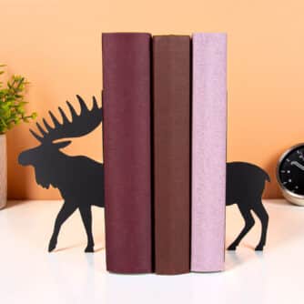 Elch Buchstütze (Set von 2)