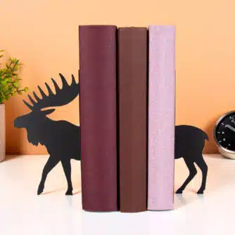 Elch Buchstütze (Set von 2)