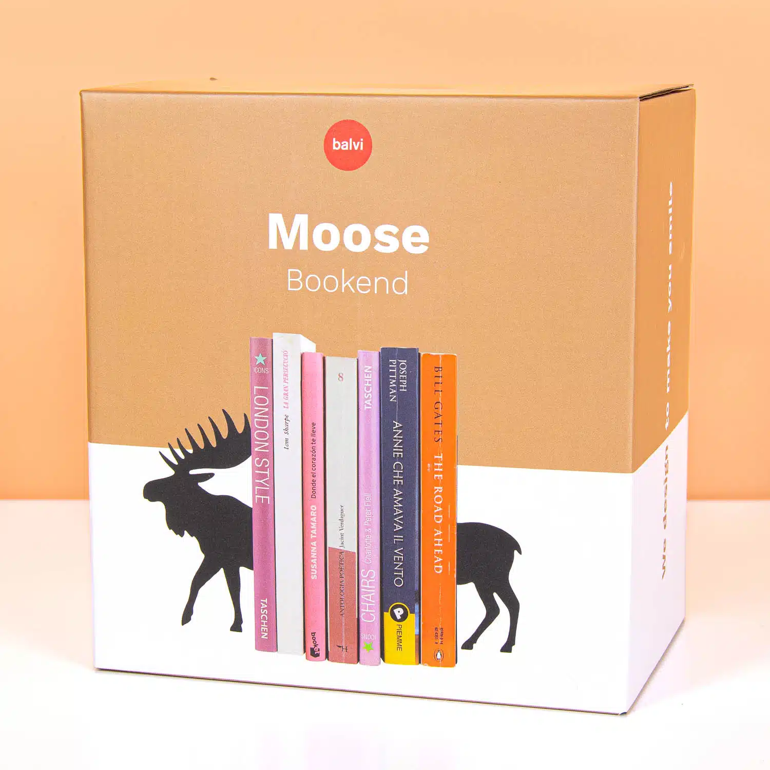 Elch Buchstütze (Set von 2)