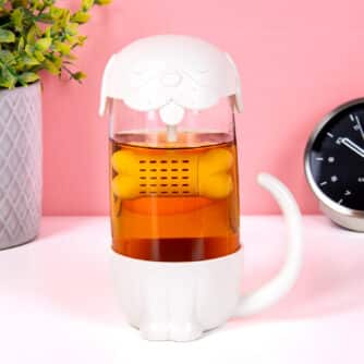 Hunde-Teeglas mit Infuser