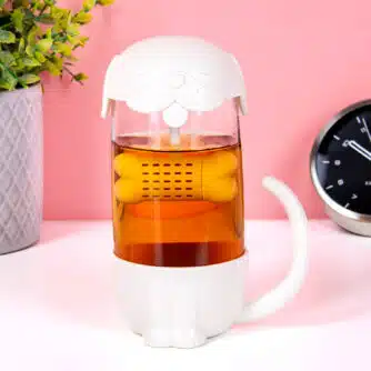 Hunde-Teeglas mit Infuser