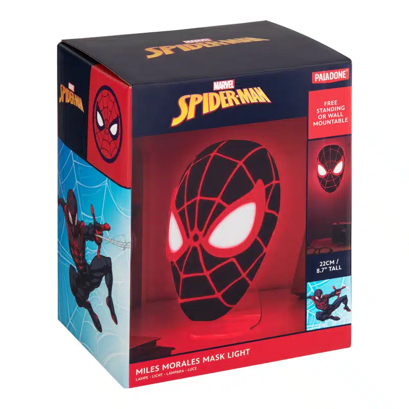 Marvel Miles Morales Maskenlampe