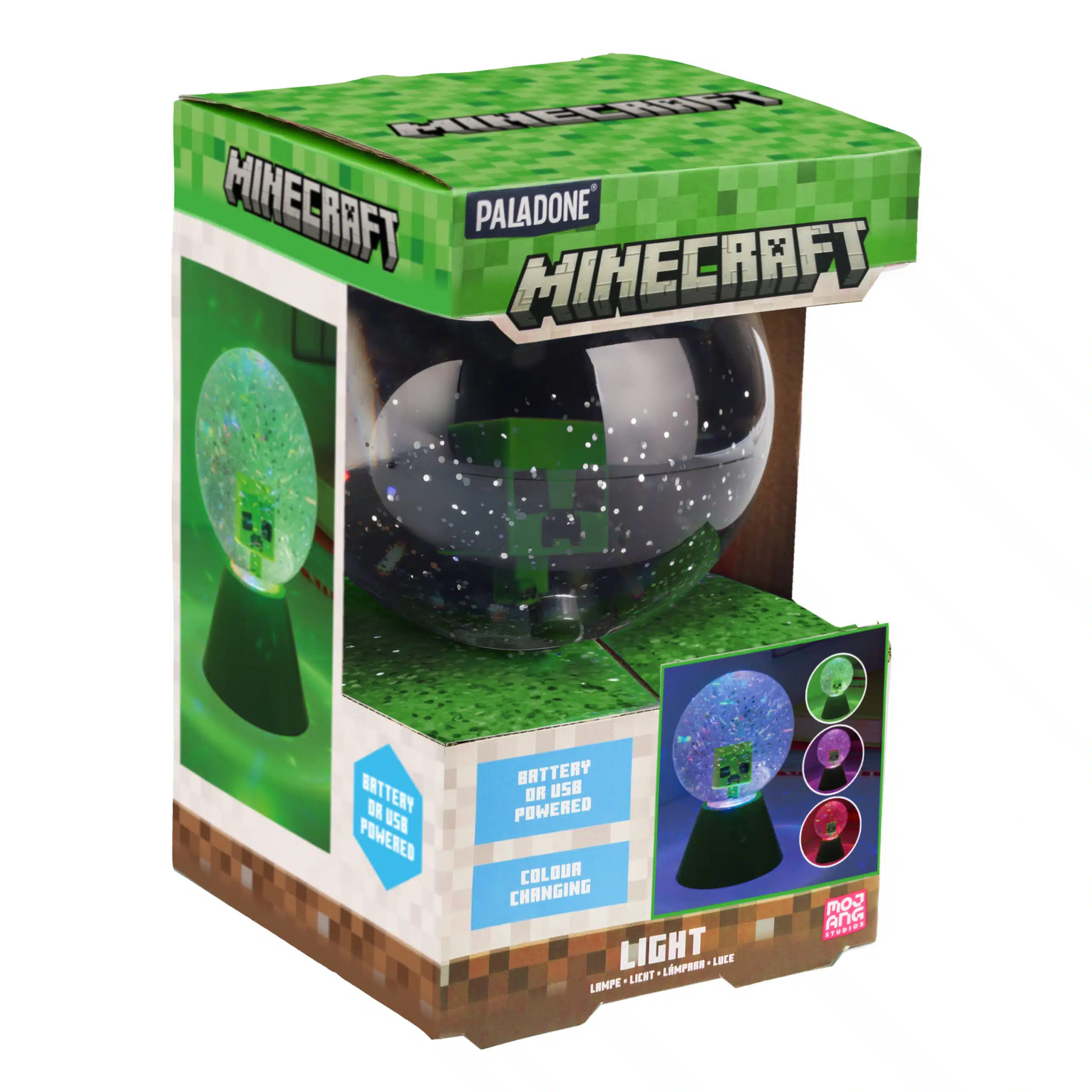Minecraft LED Glitzerkugel