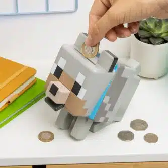 Minecraft Wolf Spardose