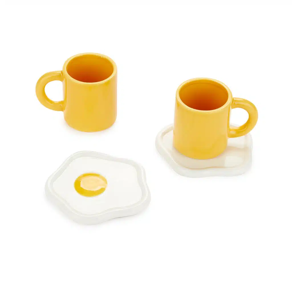 Ei Tasse und Untertasse (4er-Set)