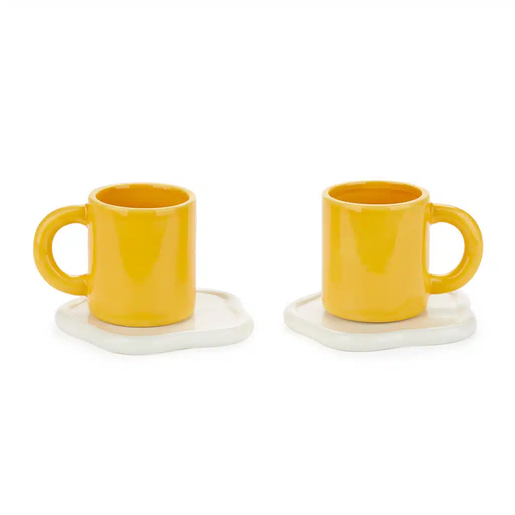 Ei Tasse und Untertasse (4er-Set)