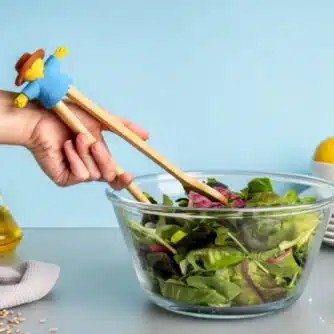 Vogelscheuche Salatbesteck