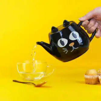 Wärmeempfindliche Katzen-Teekanne