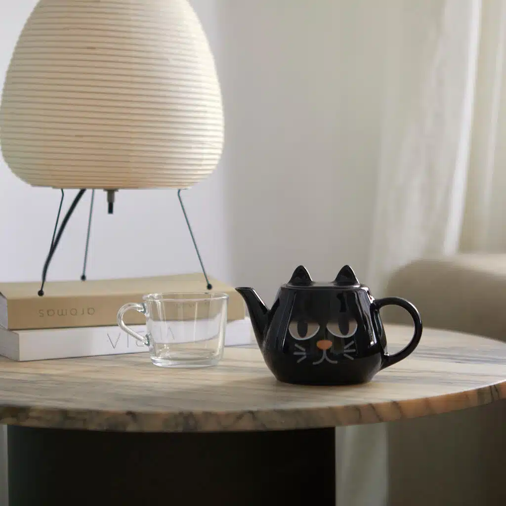 Wärmeempfindliche Katzen-Teekanne