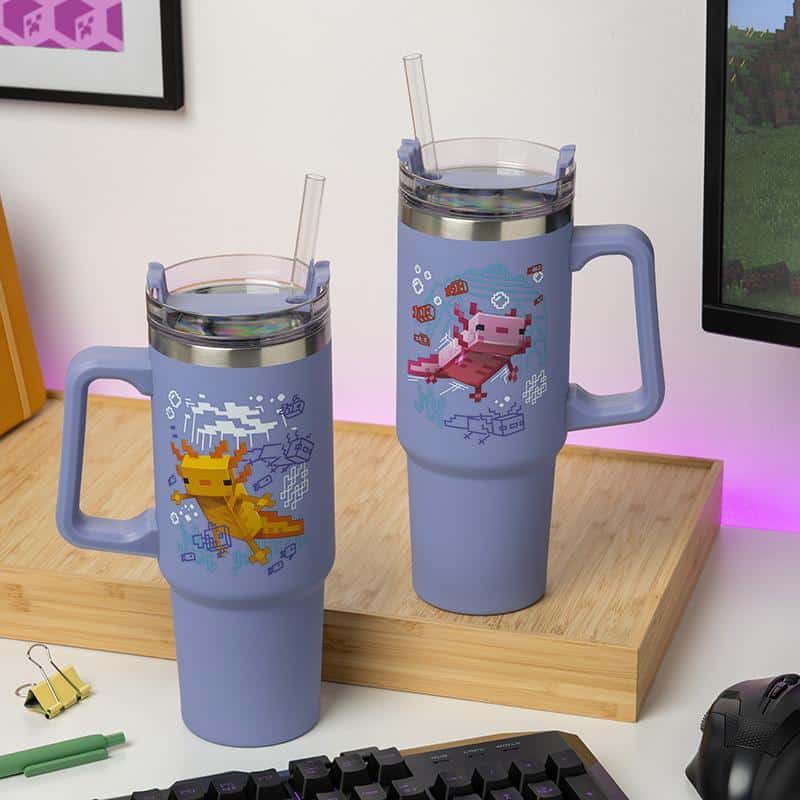 Minecraft Axolotl Thermosflasche (900 ml)