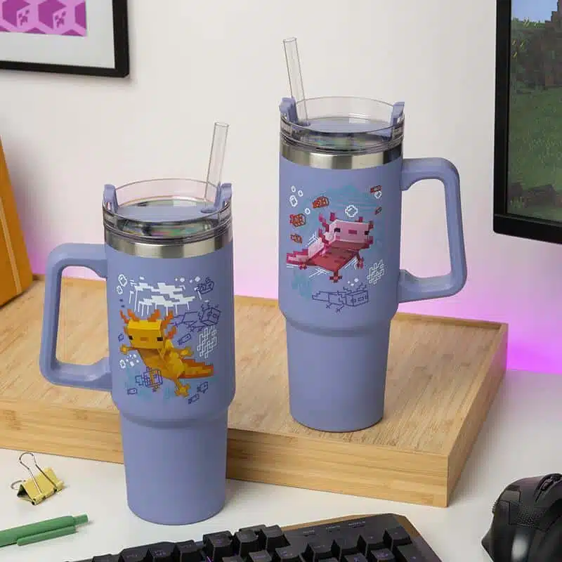 Minecraft Axolotl Thermosflasche (900 ml)