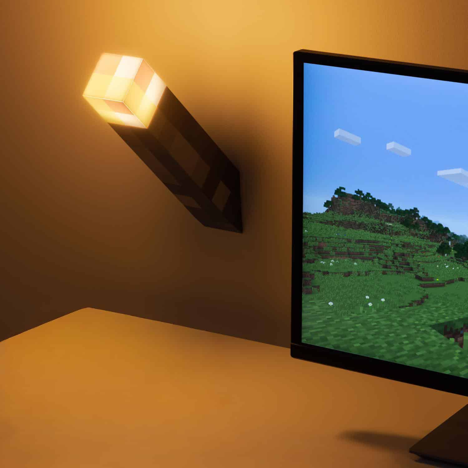 Minecraft Fackel Lampe