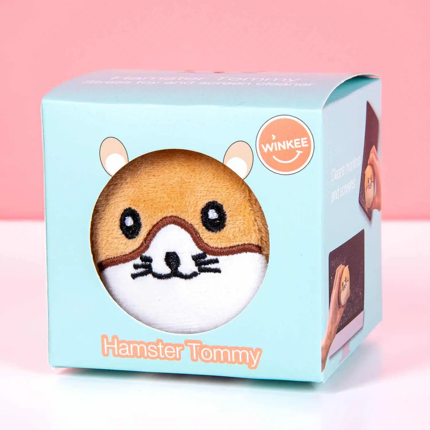 Hamster-Stressball und Bildschirmreiniger