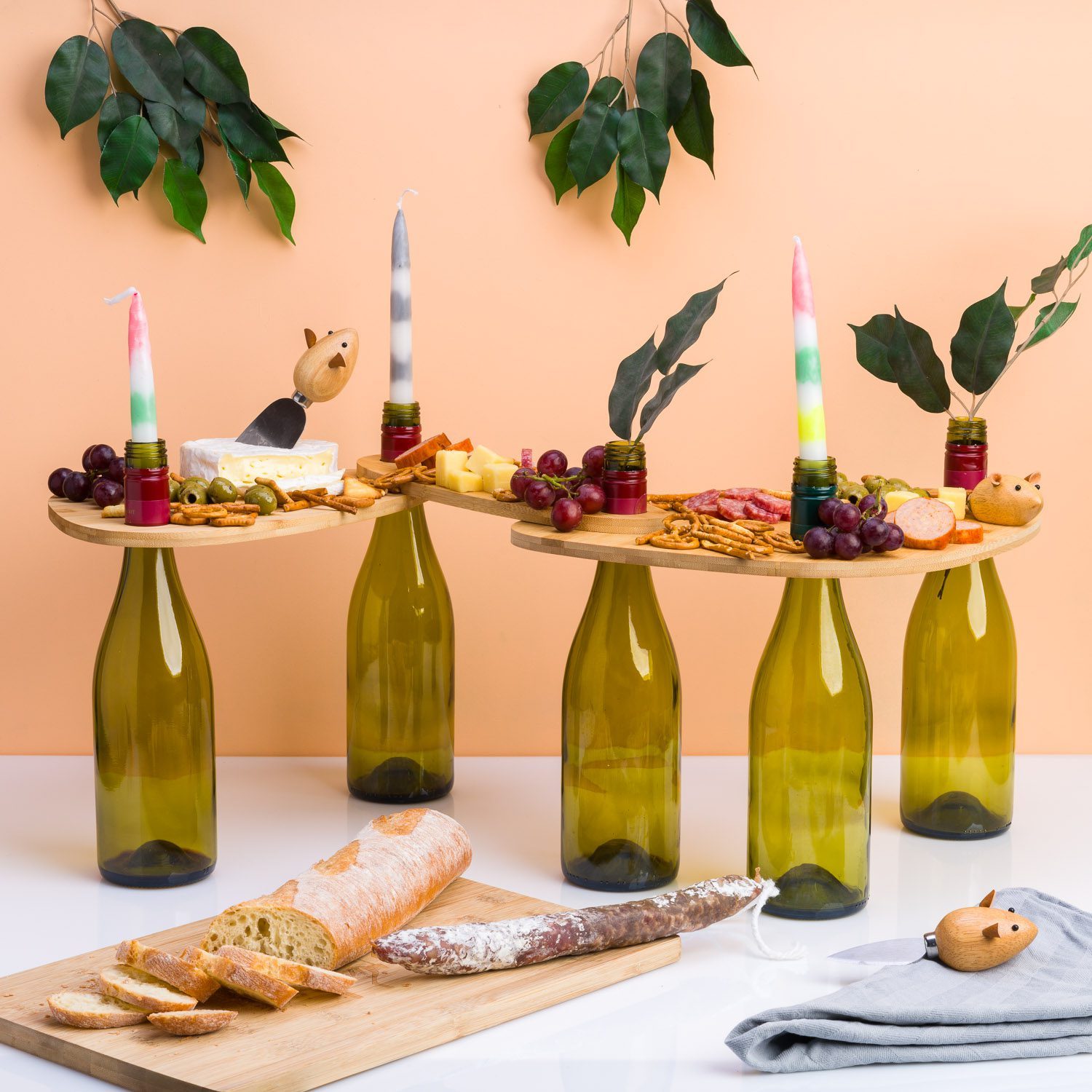 Bottle Boards Servierbretter (3er-Set)