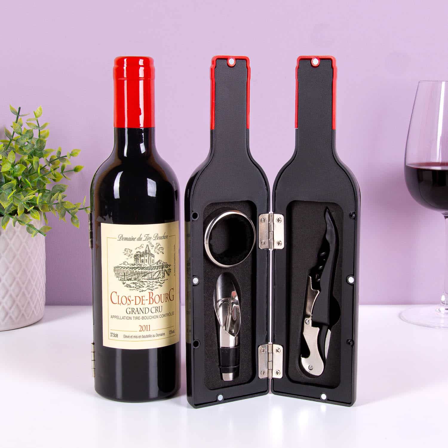 Weinaccessoires in Weinflasche