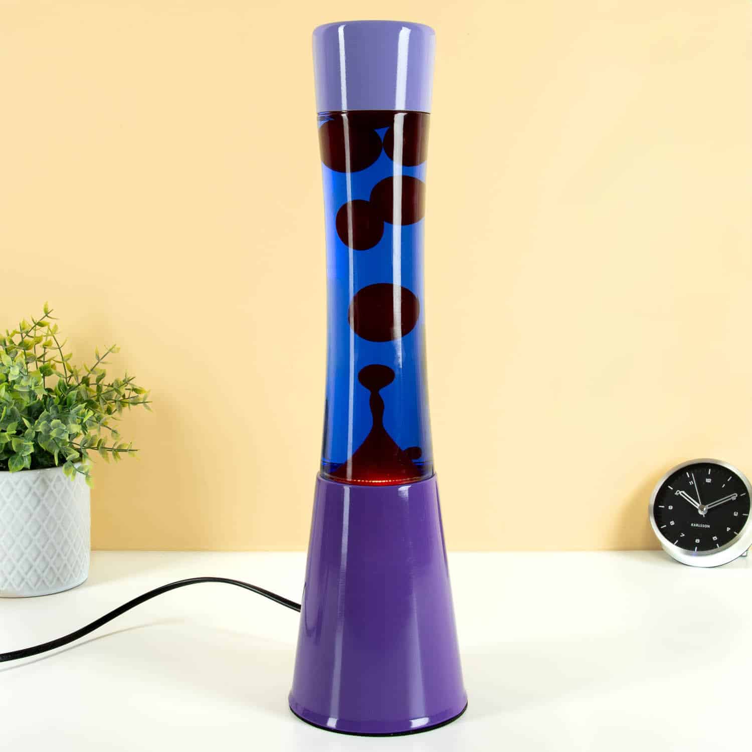 Lavalampe Lila Farbverlauf