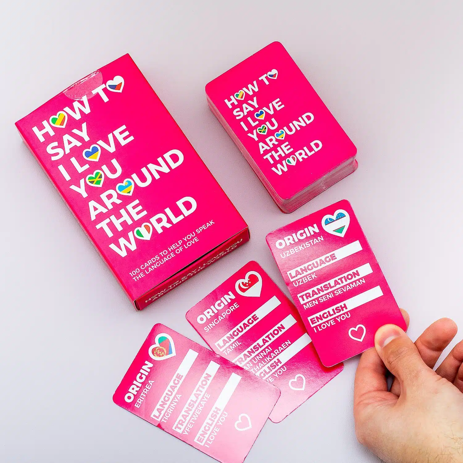How to say I love you around the world Karten