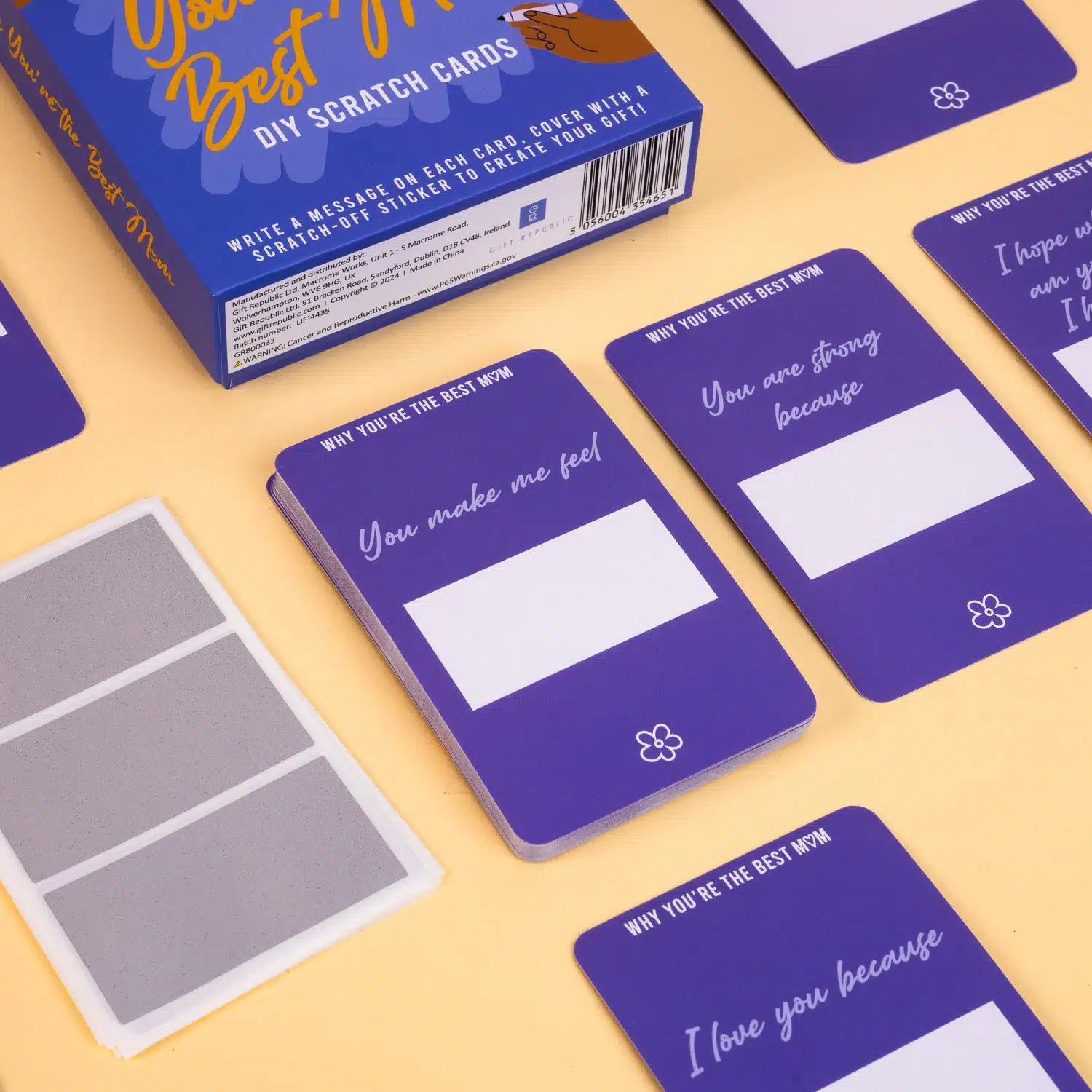 DIY-Rubbelkarten Warum du der Beste bist - Mutter