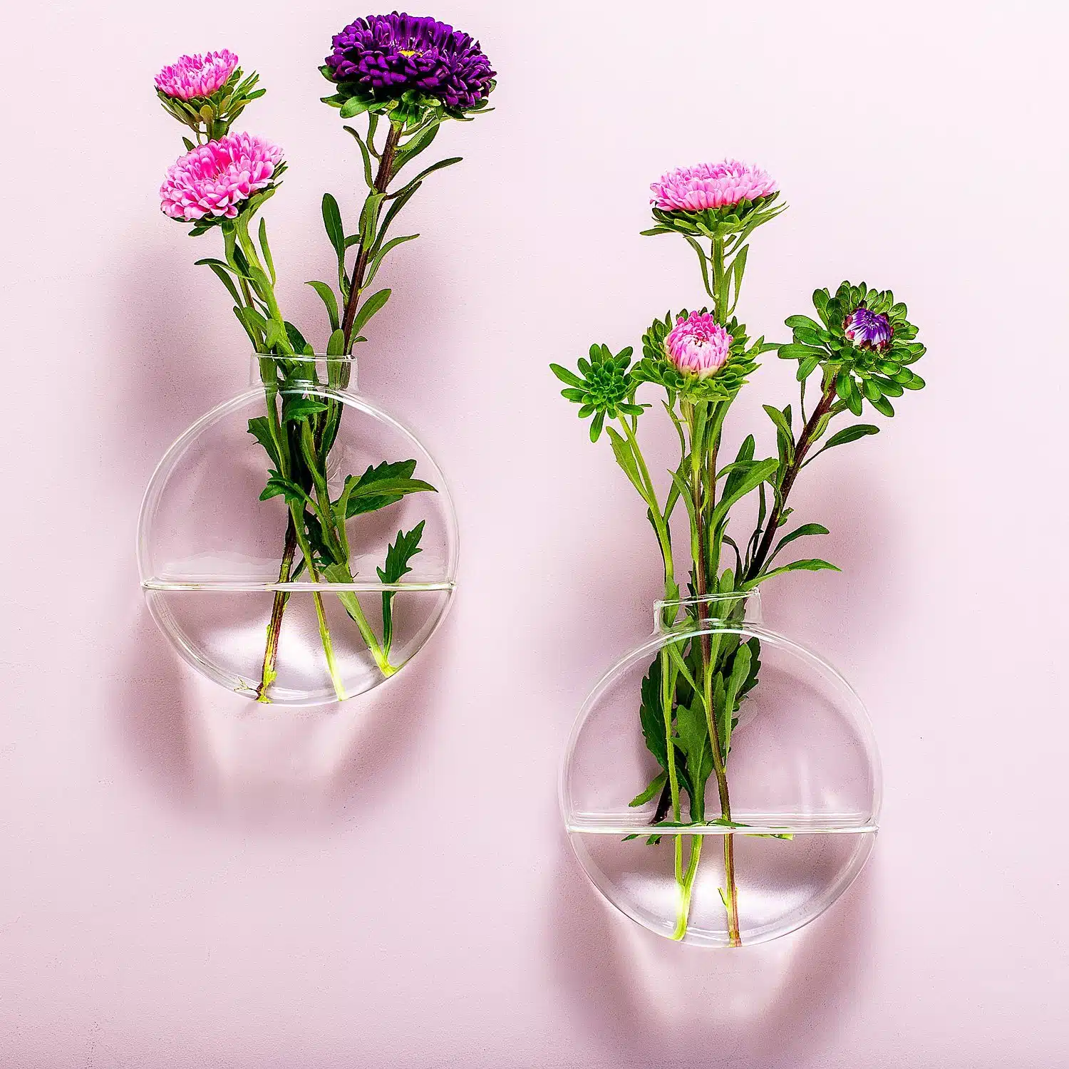 Glas Wandvasen - Runden