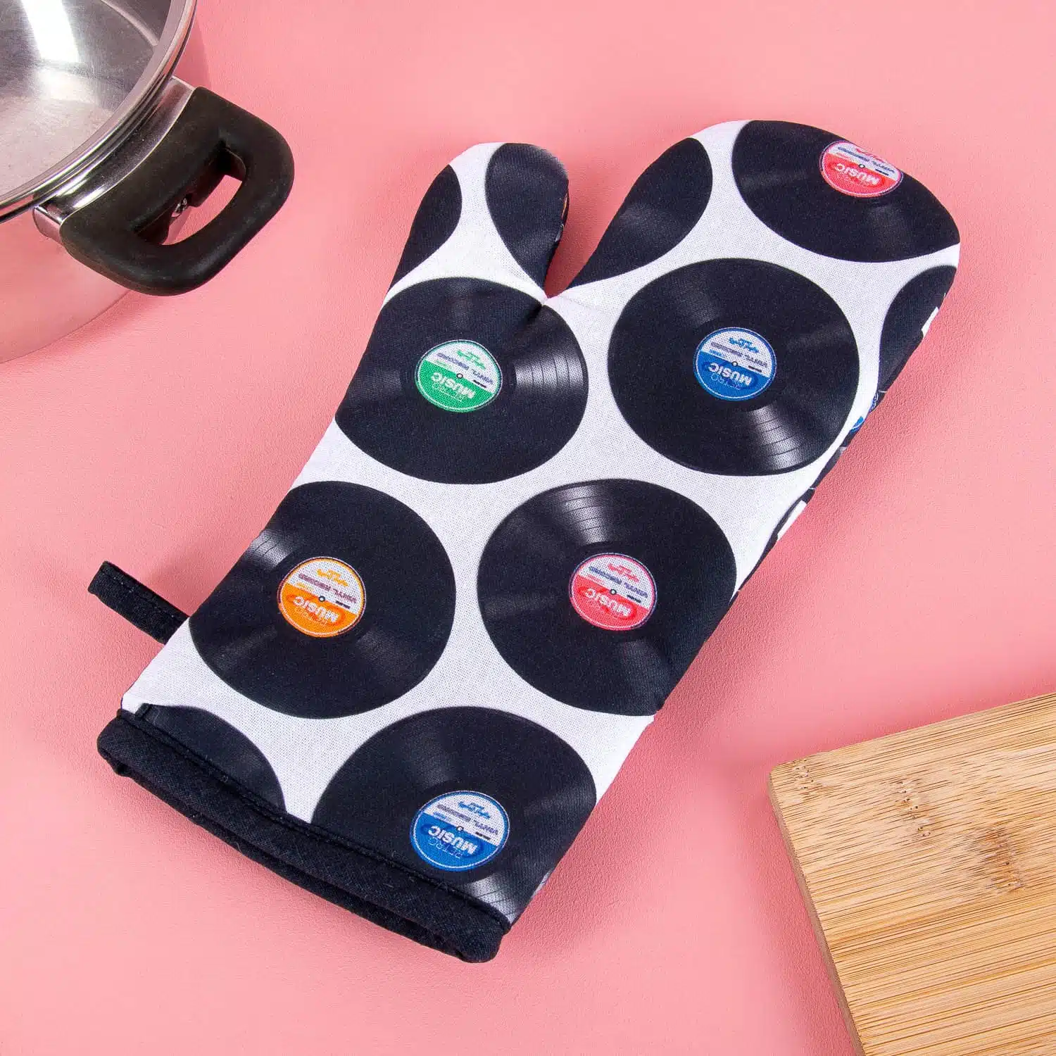 Schallplatten Ofenhandschuh