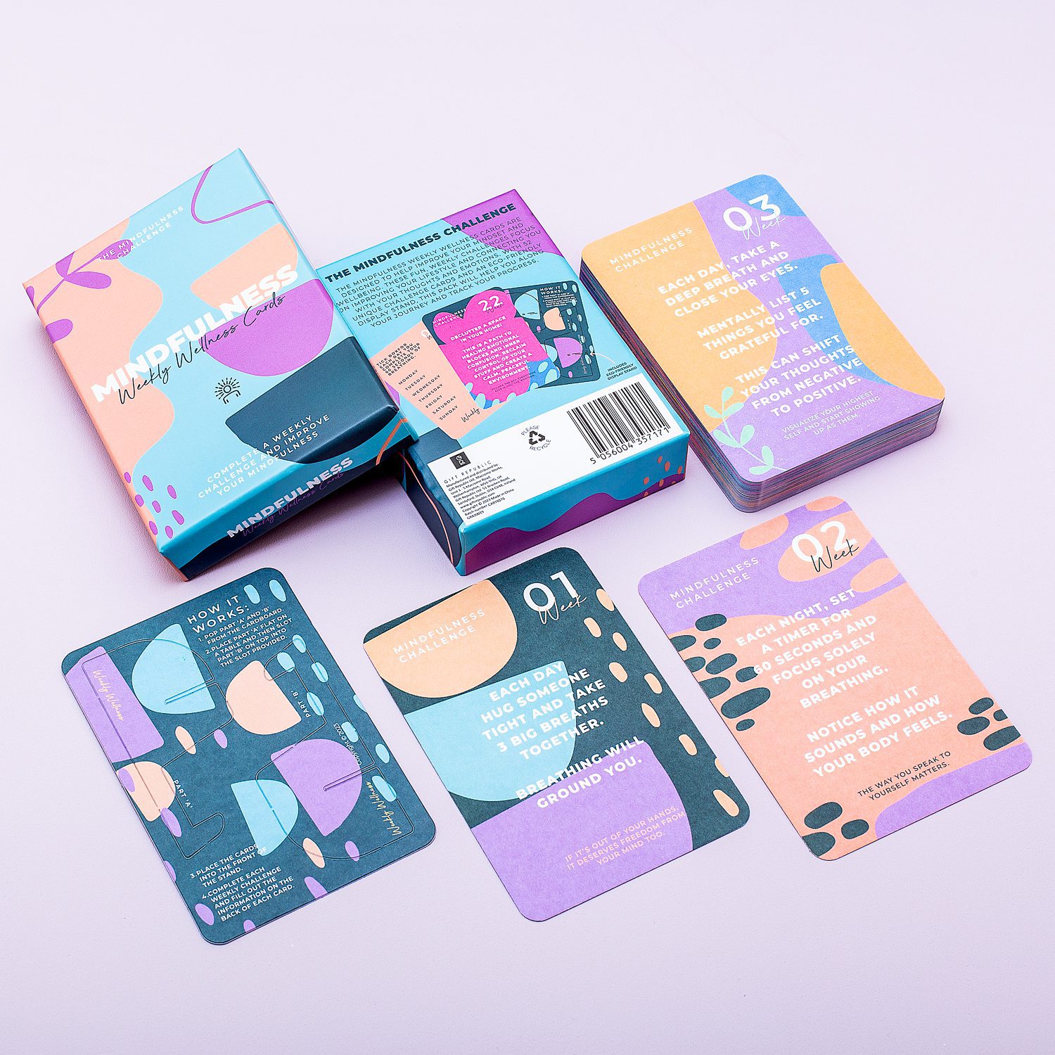 Weekly Wellness Karten - Mindfulness