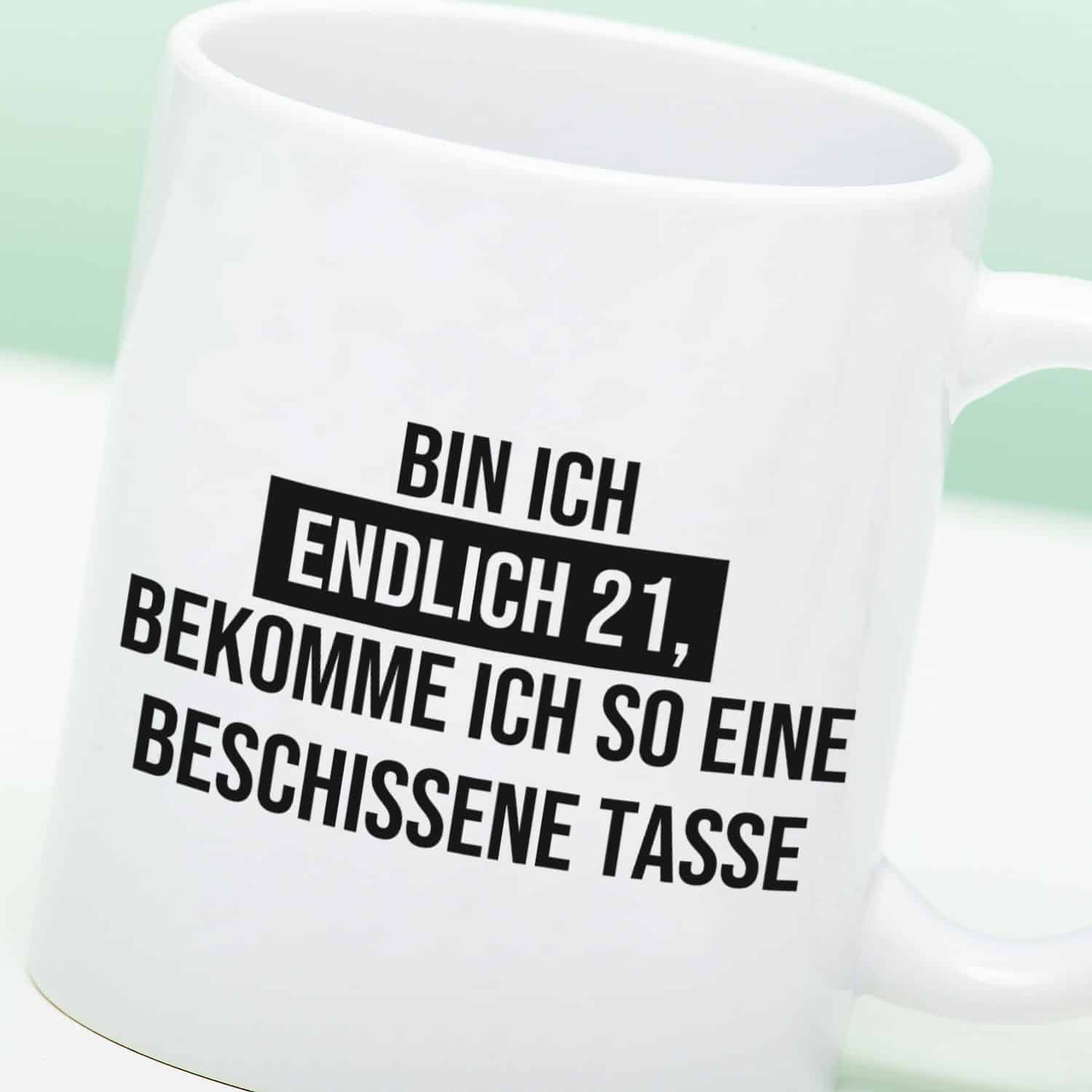Tasse Endlich ist mein Geburtstag