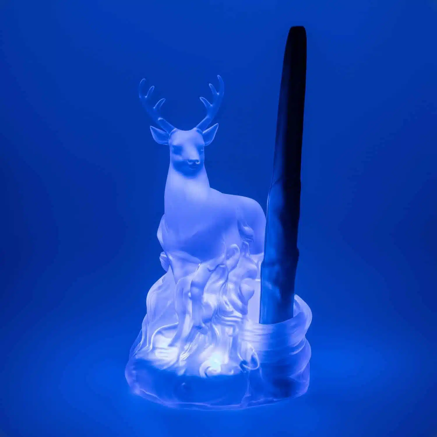 Harry Potter Patronus Lampe mit Zauberstab