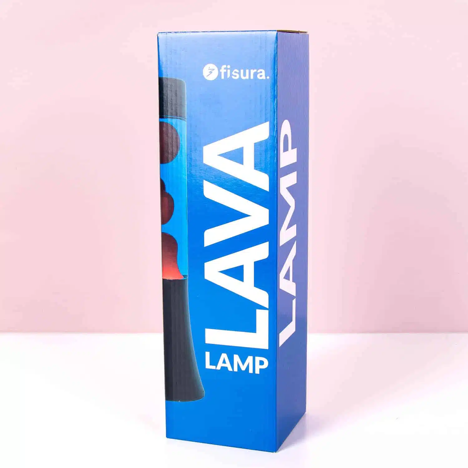 Mini Lavalampe blau und rot