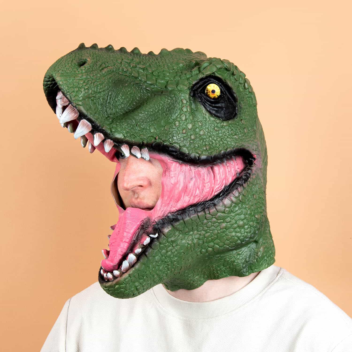 Realistische Dinosaurier-Maske