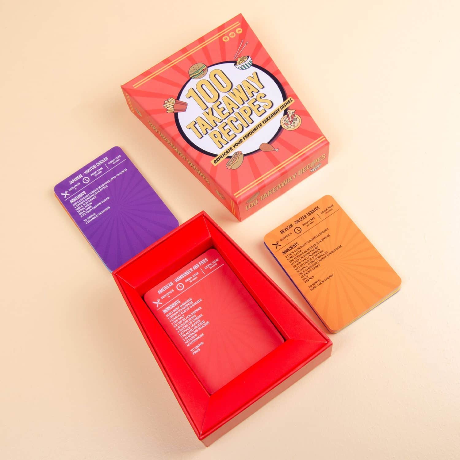 Takeaway Rezeptkarten