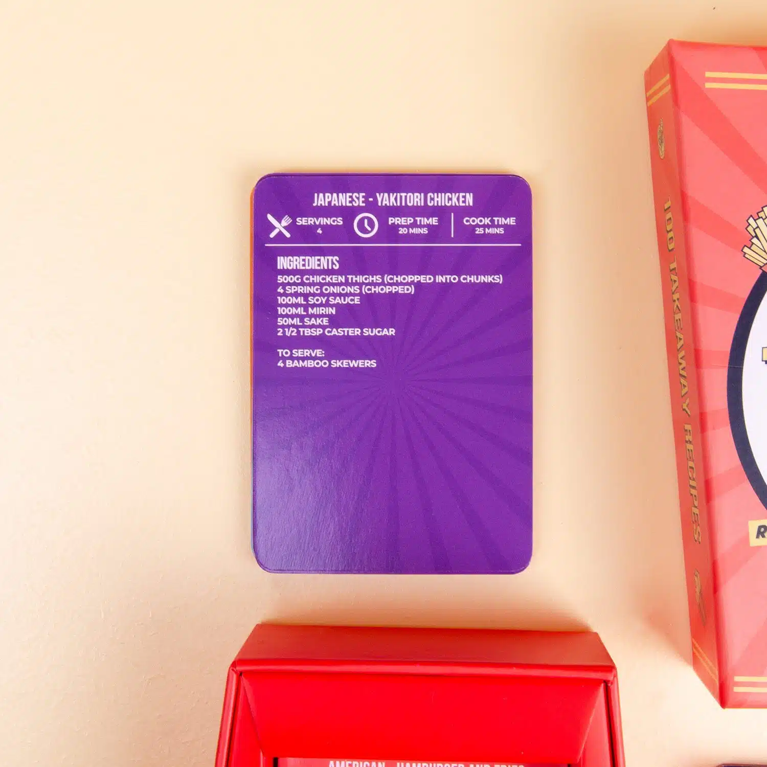 Takeaway Rezeptkarten