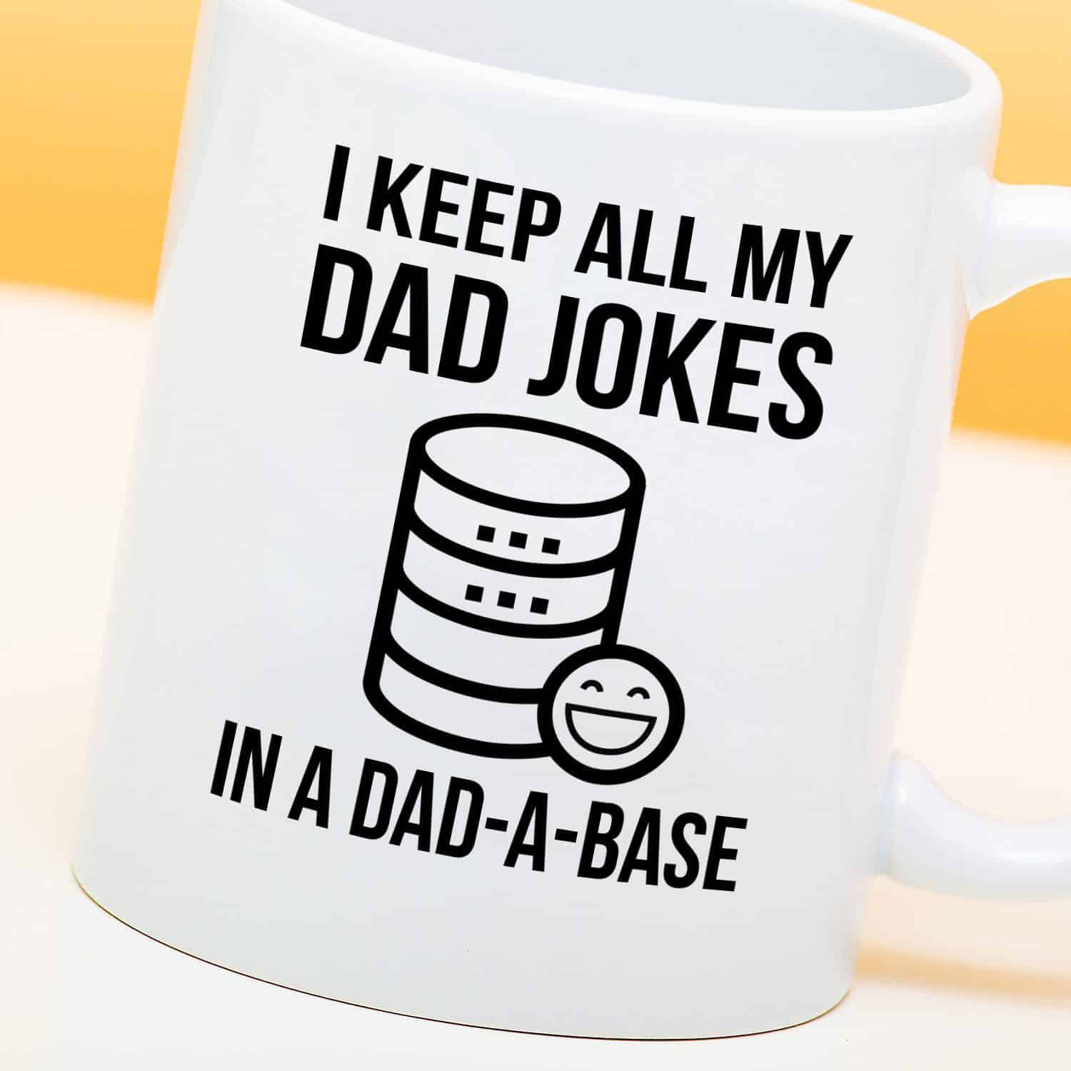 Dad Jokes Becher