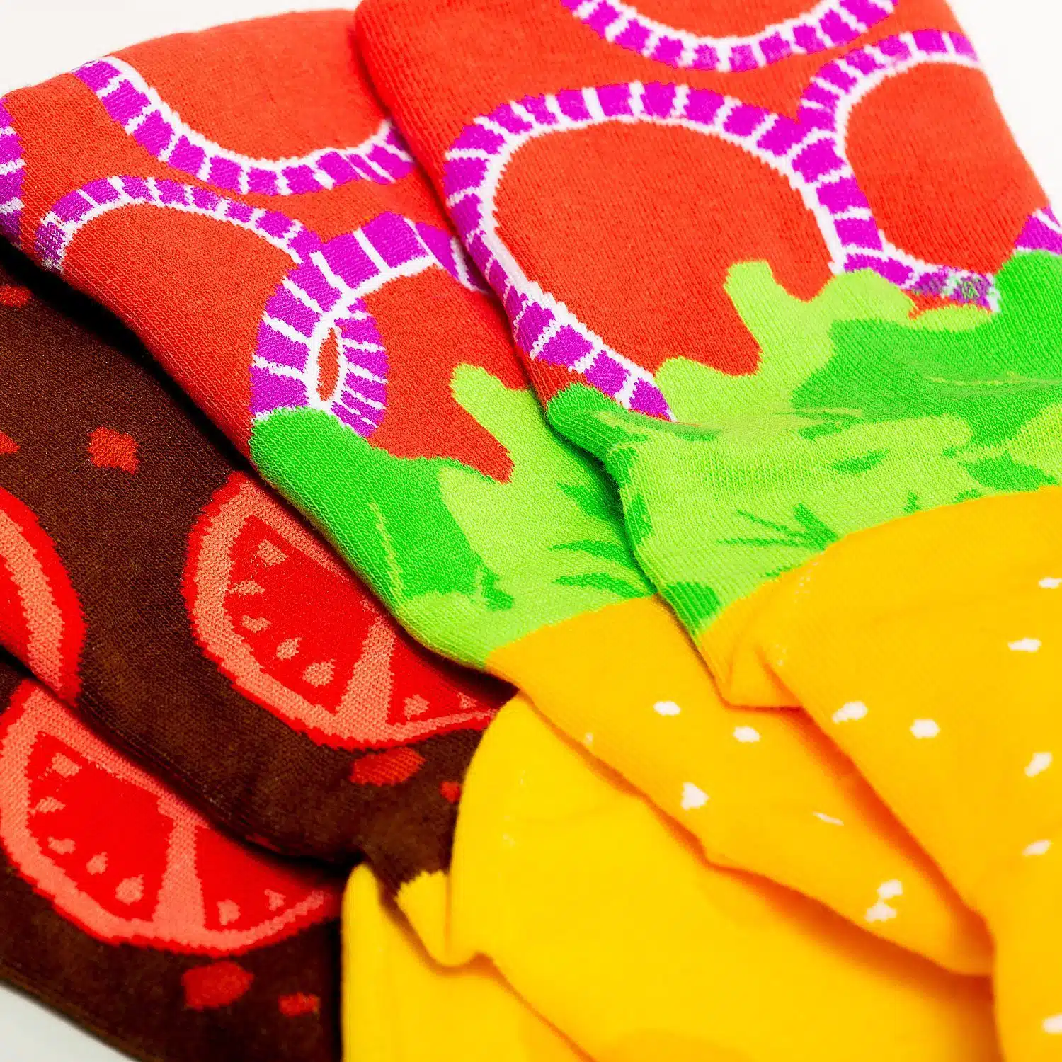 Hamburger-Socken im Karton (Set von 2)