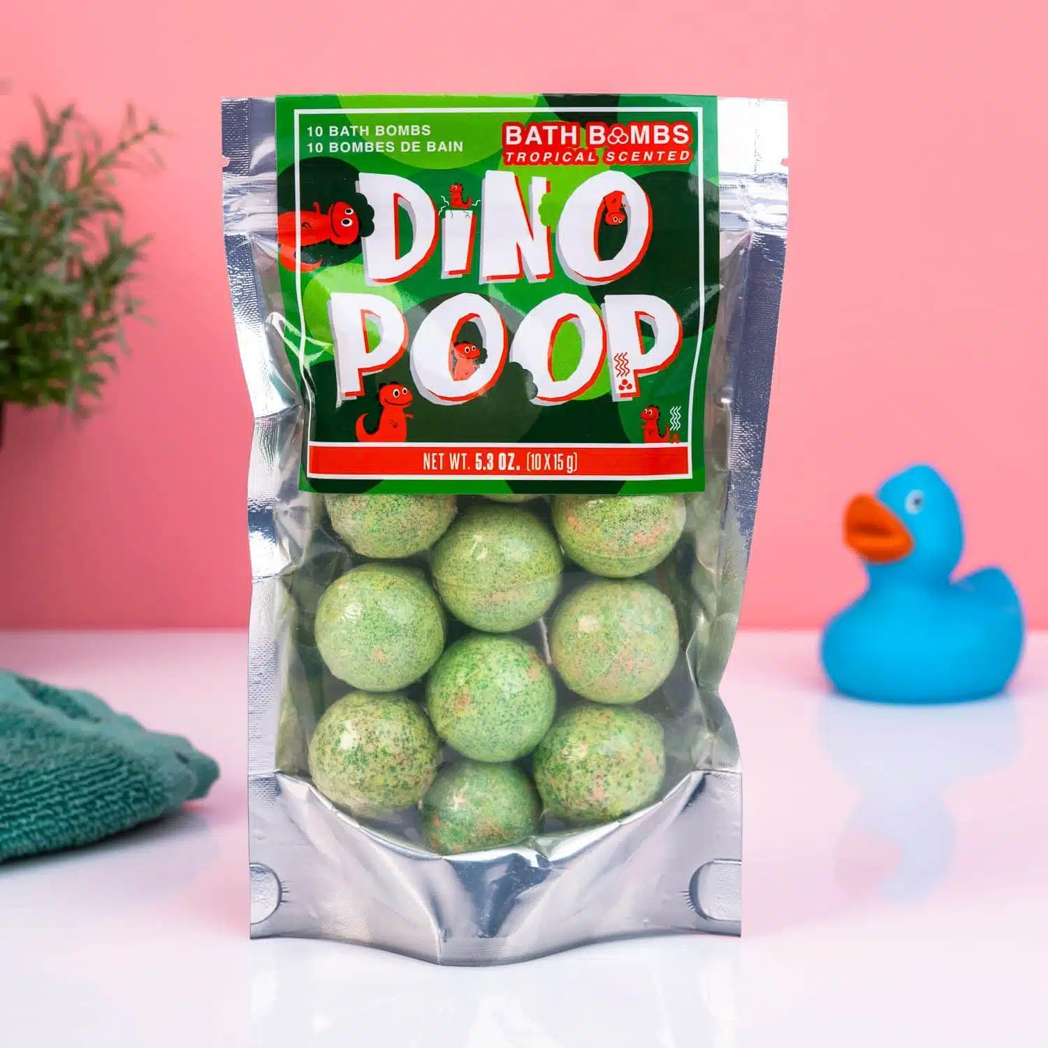 Dino-Kacke Badebomben