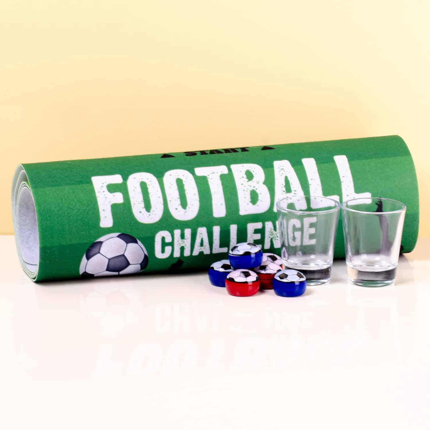 Sport Trinkspiel mit Schnapsgläsern