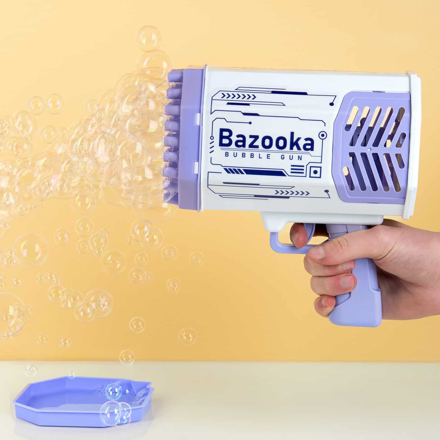 Bazooka Seifenblasenpistole mit LED-Beleuchtung