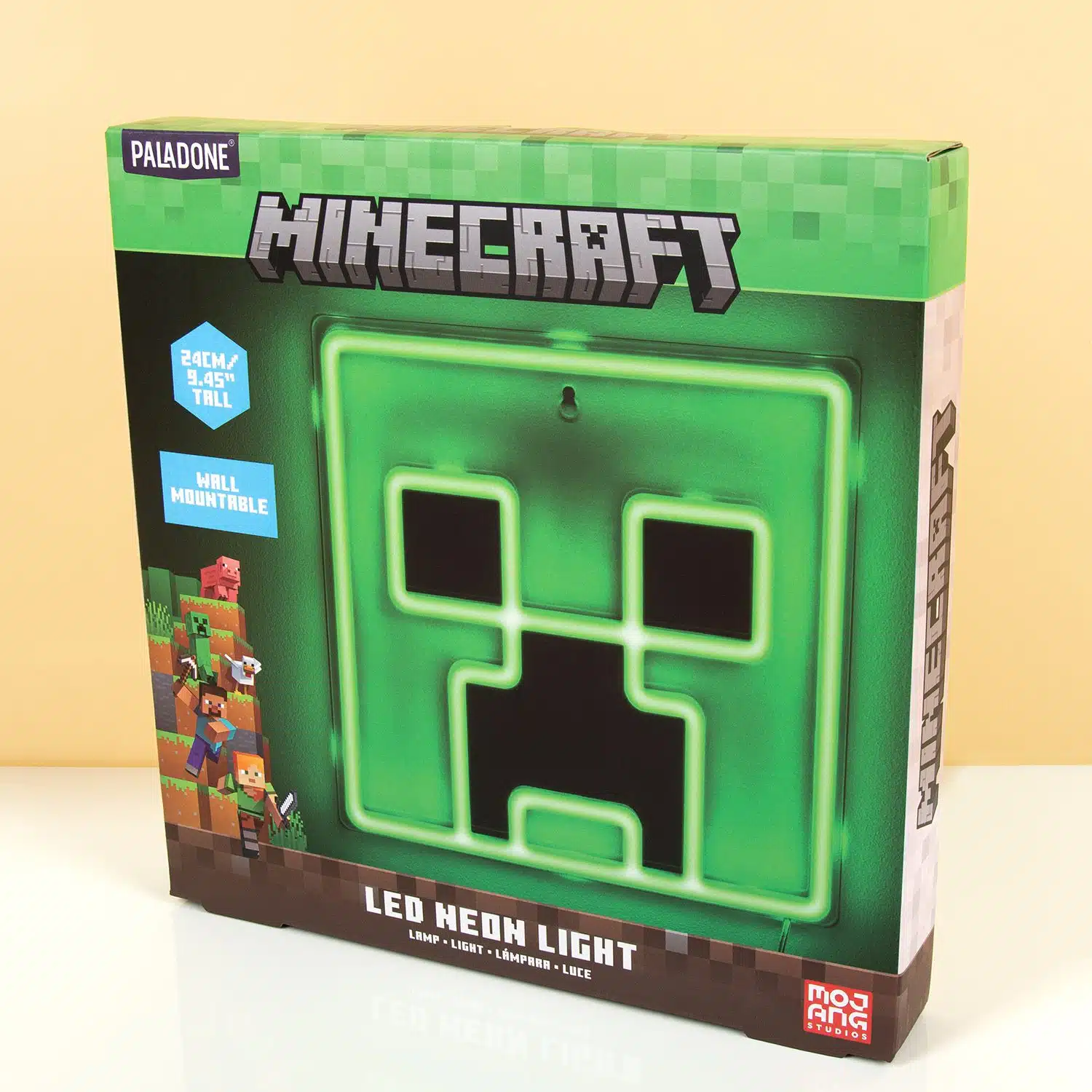 Minecraft Creeper Wandleuchte