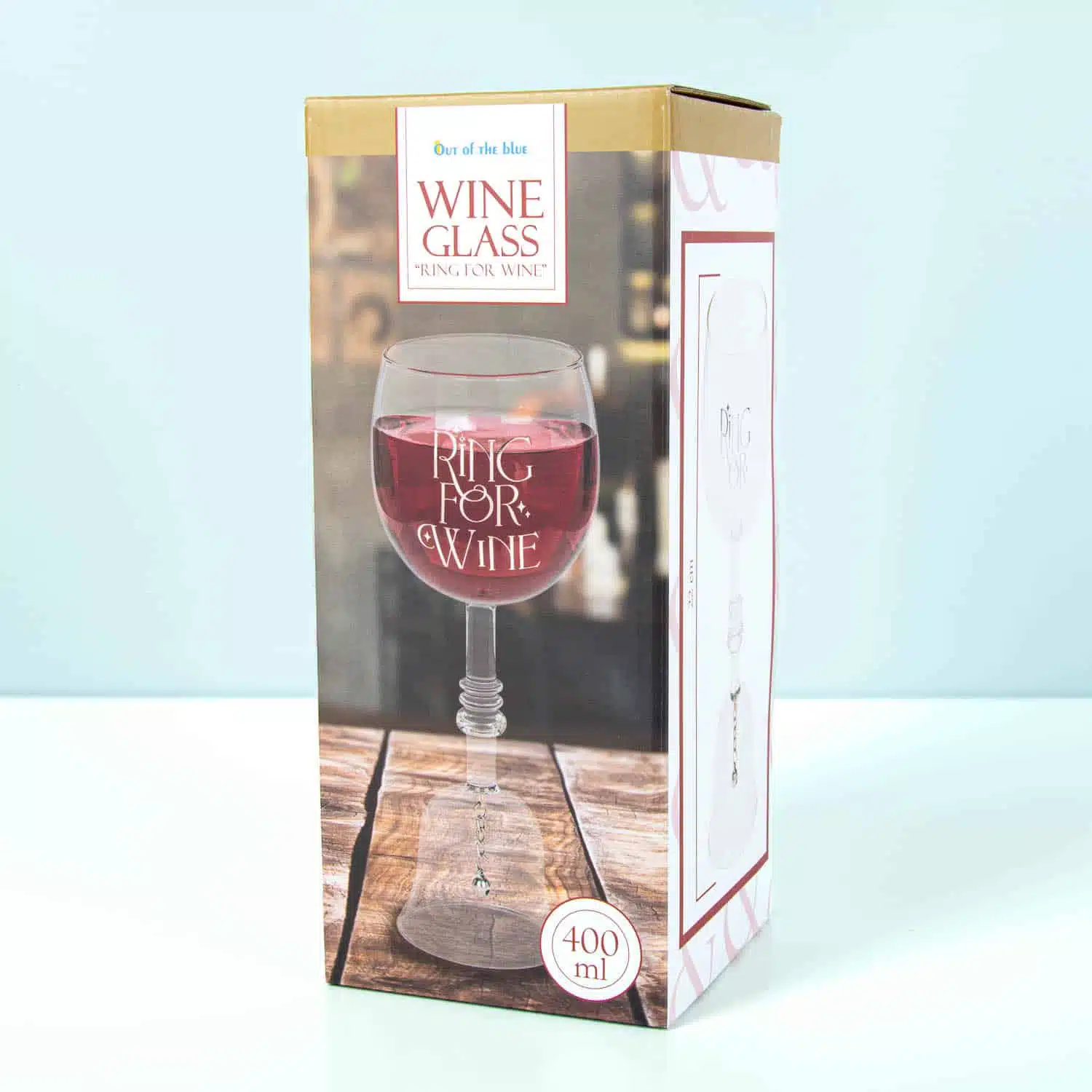 Weinglas mit Glöckchen