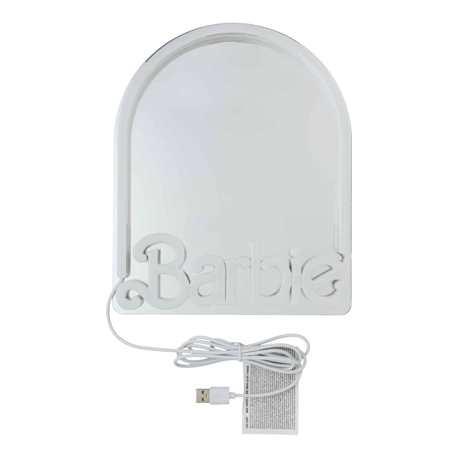 Barbie Spiegel met neon ledverlichting