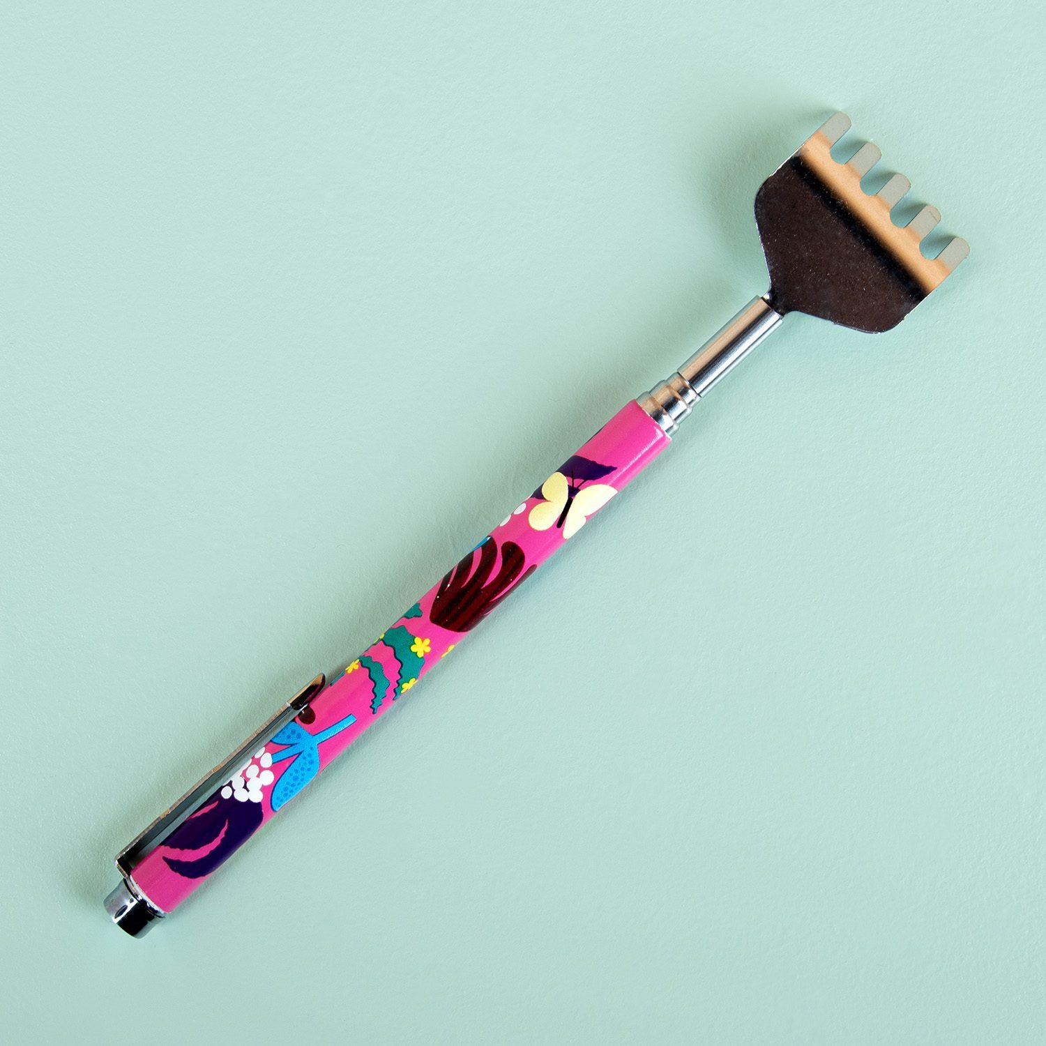 Teleskopischer Natur-Rückenkratzer