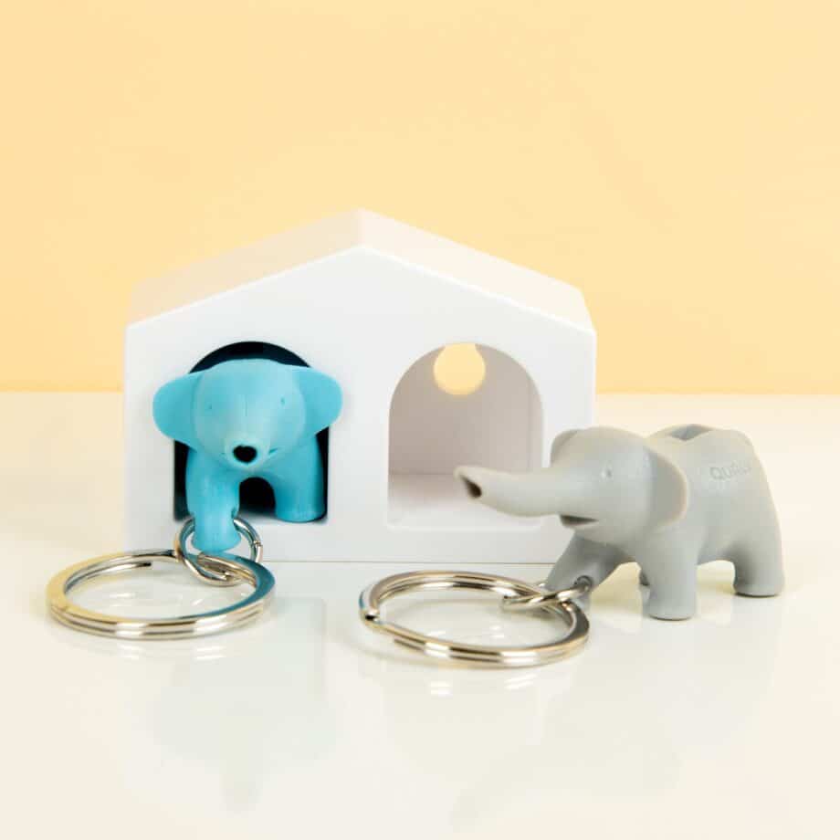 Duo Elephant Schlüsselanhänger