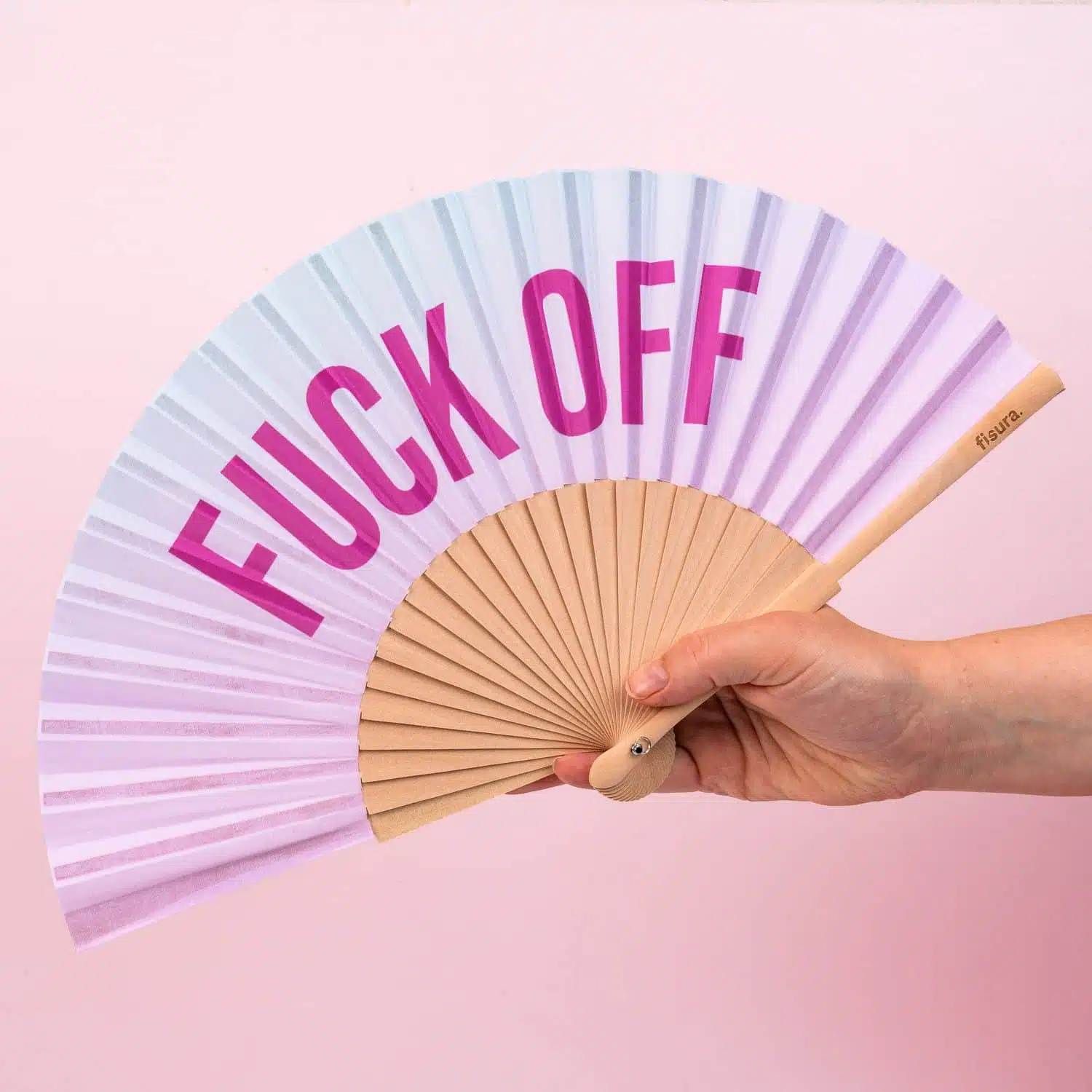 Holzfächer Fuck Off - Lila