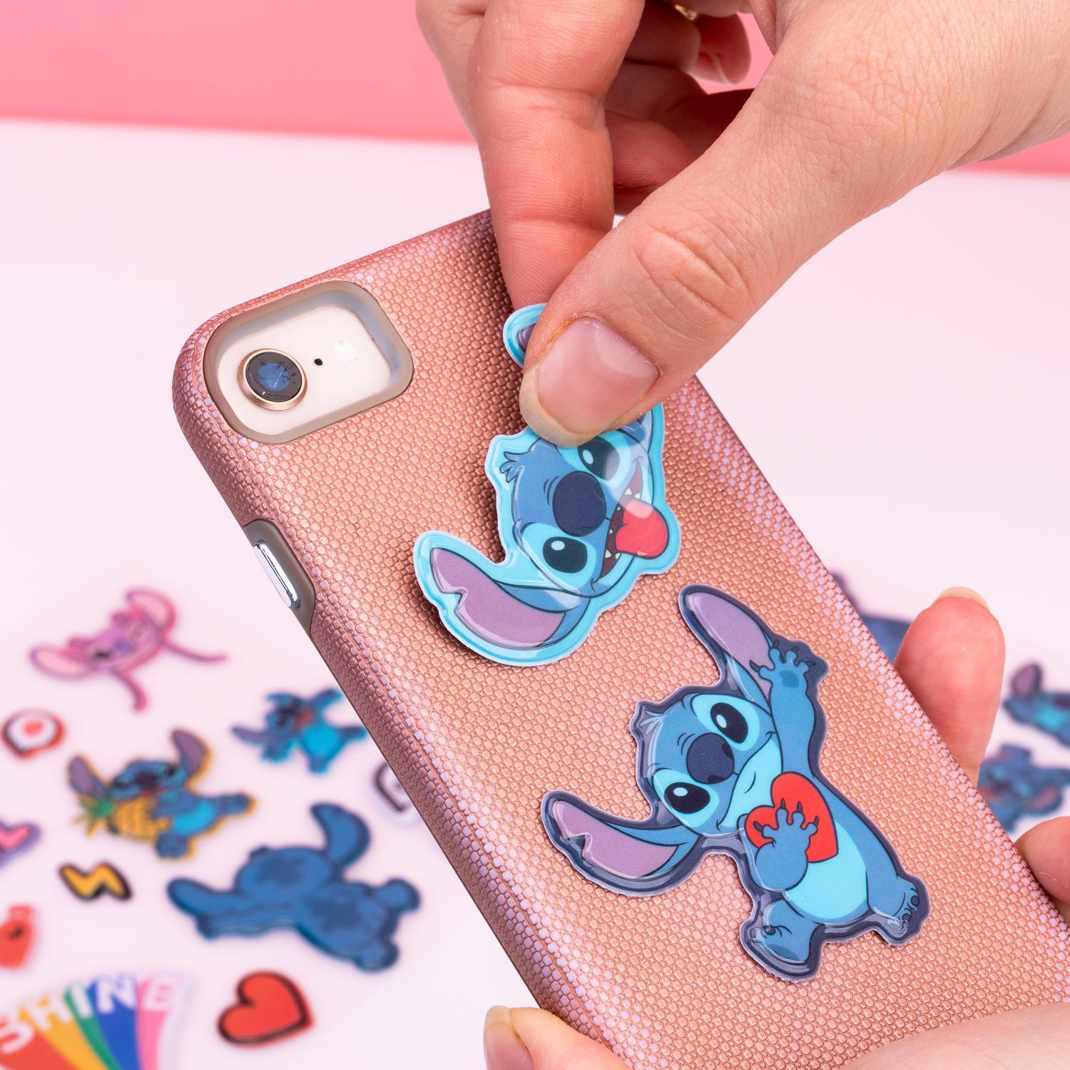 Stitch Puffy Gadget-Sticker (Set von 37)