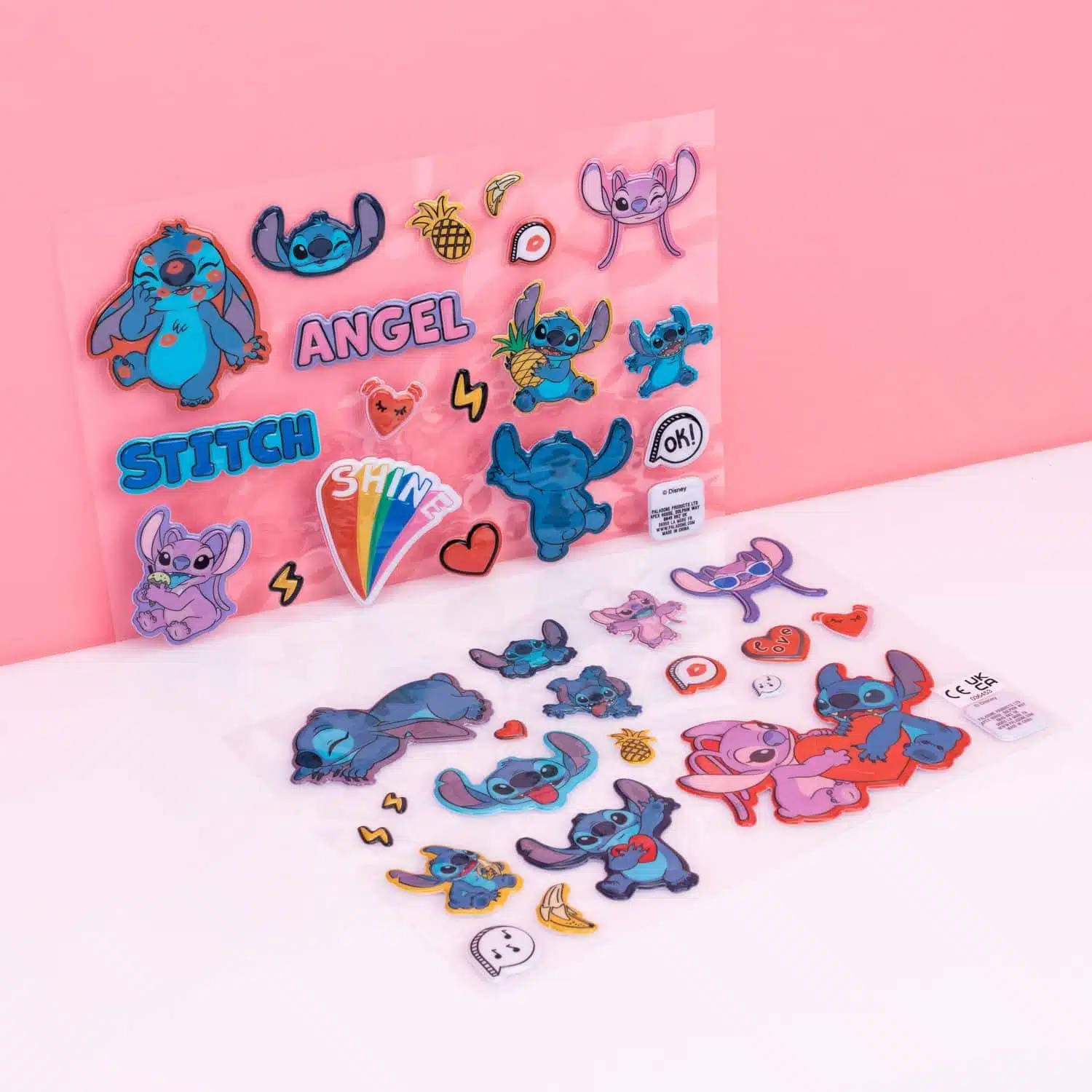 Stitch Puffy Gadget-Sticker (Set von 37)