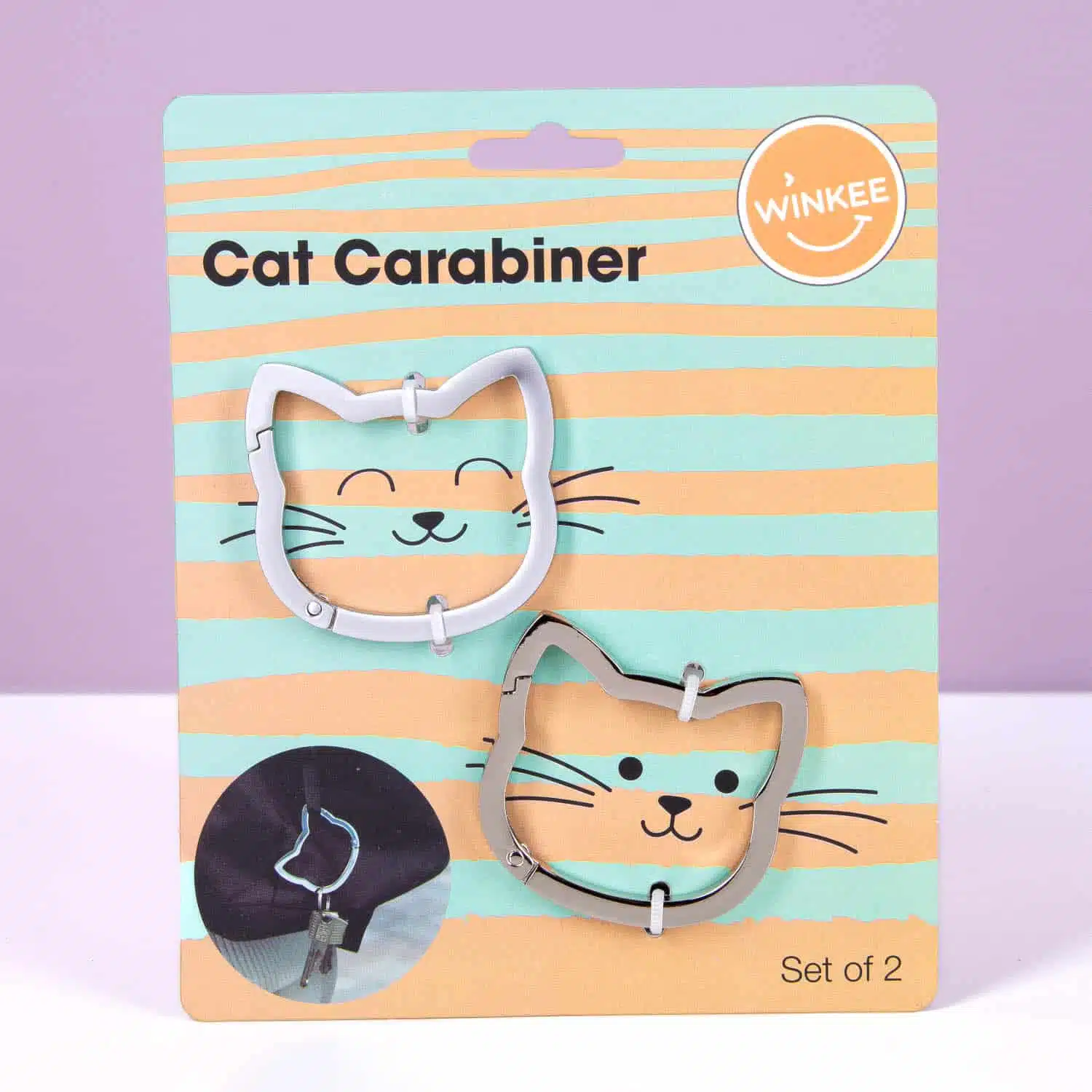 Katzen-Karabiner (Set von 2)