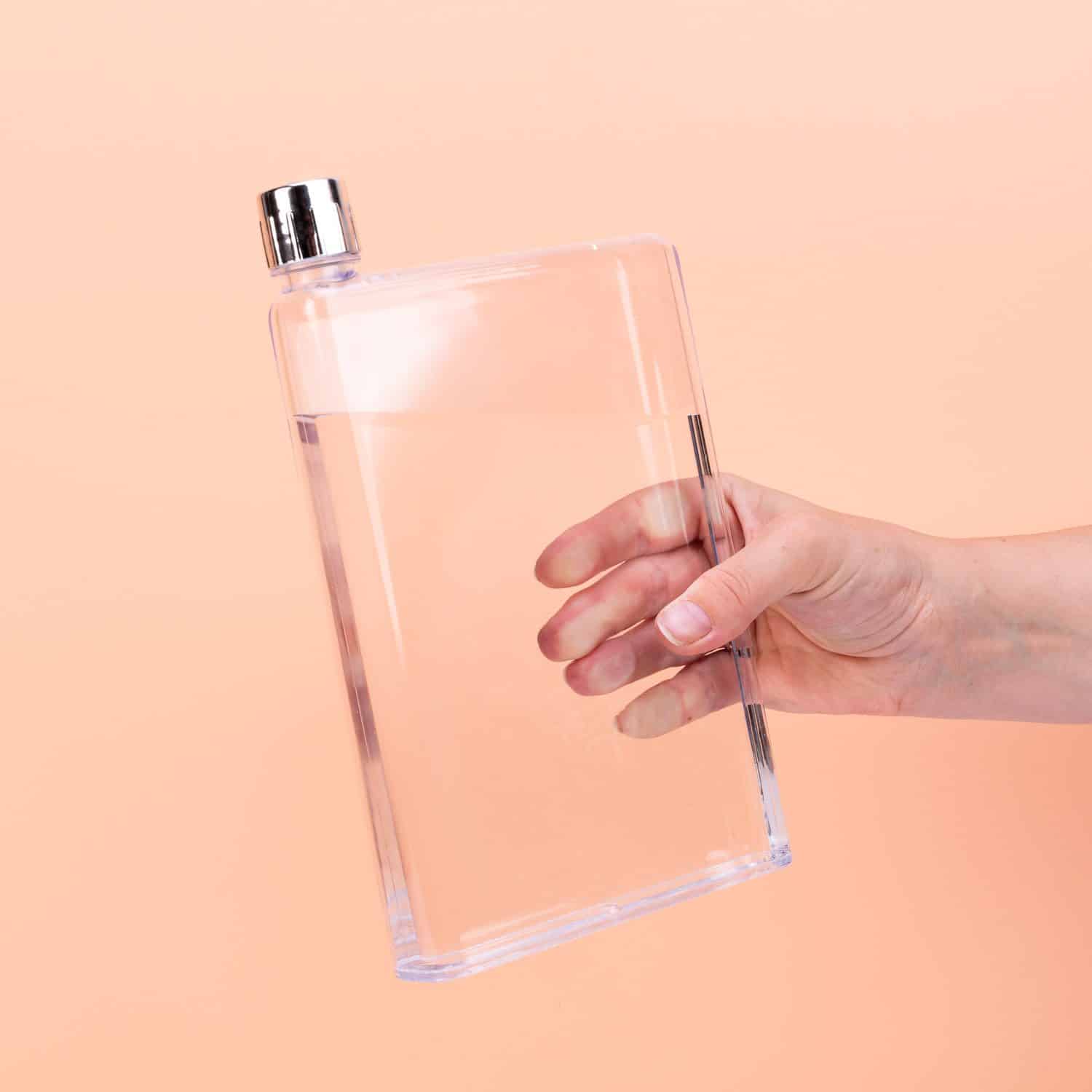 Flache Wasserflasche (750 ml)