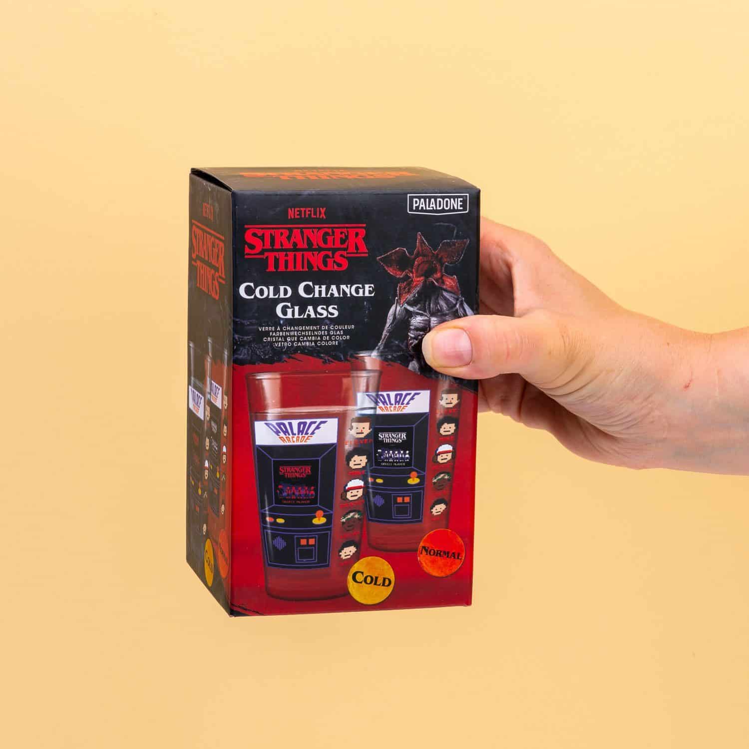Stranger Things Arcade Kälteempfindliches Glas