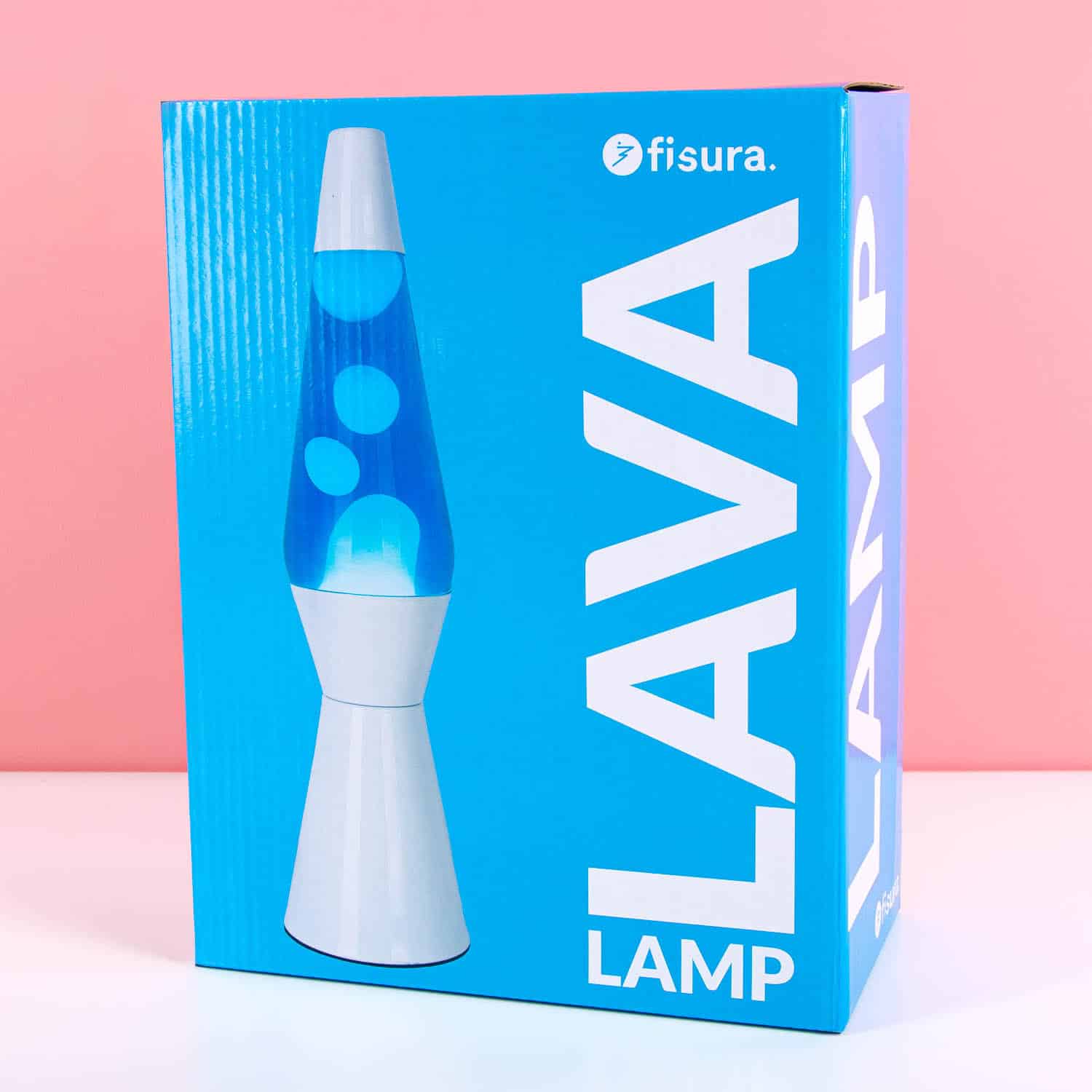 Bullet Lavalampe Weiß mit weißem Wachs