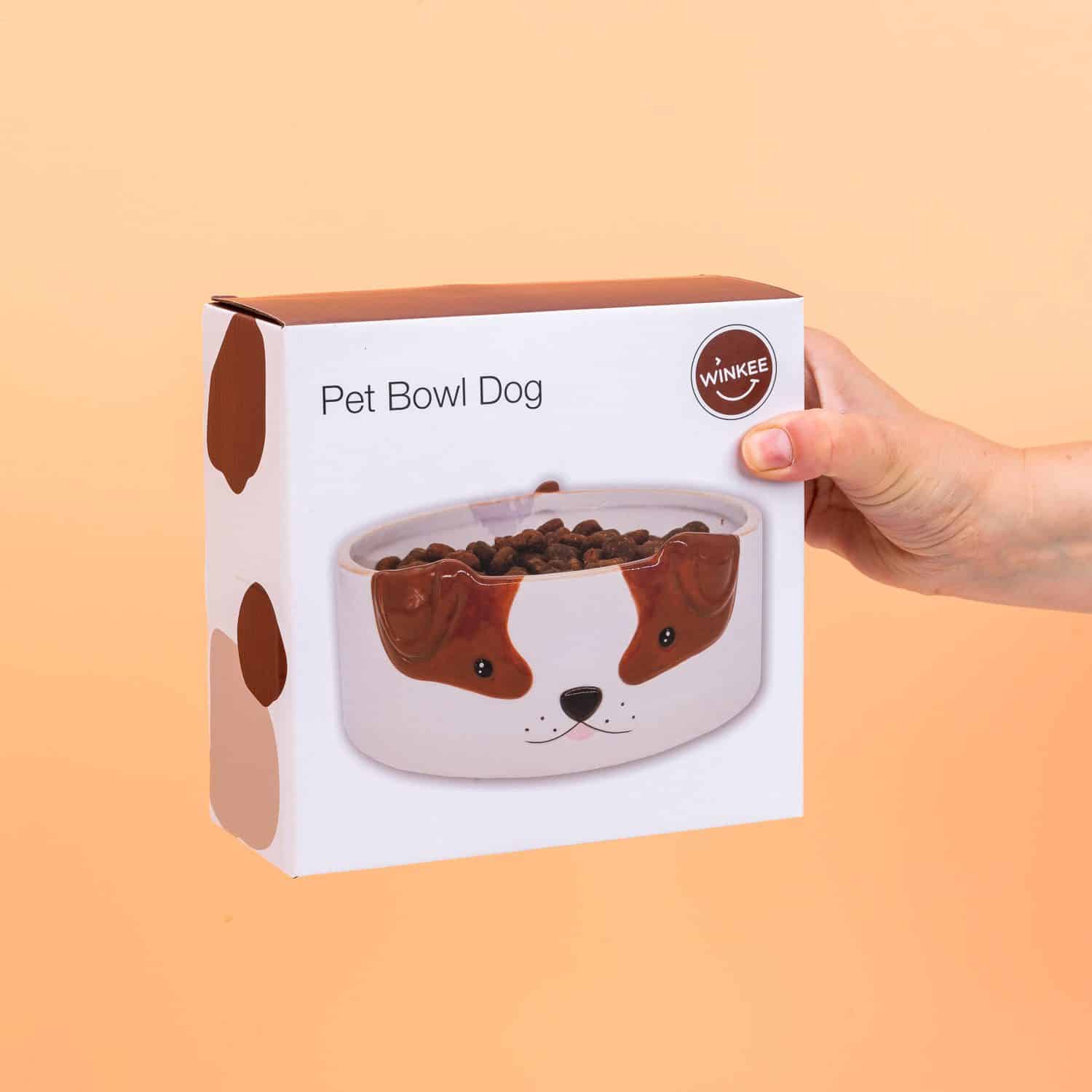 Hunde Futternapf mit Hundegesicht