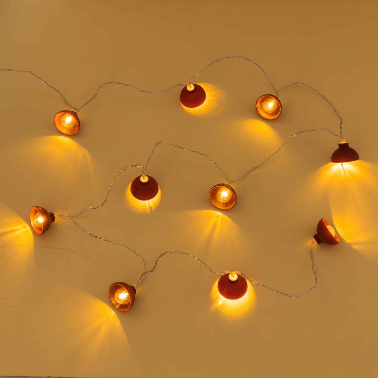 Terrakotta-Lichterkette